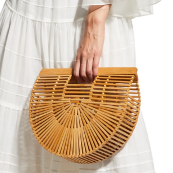 cult gaia Handbags - Cult Gaia Bamboo Ark Bag - Natural